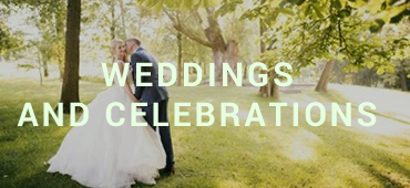 Weddings and celebrations